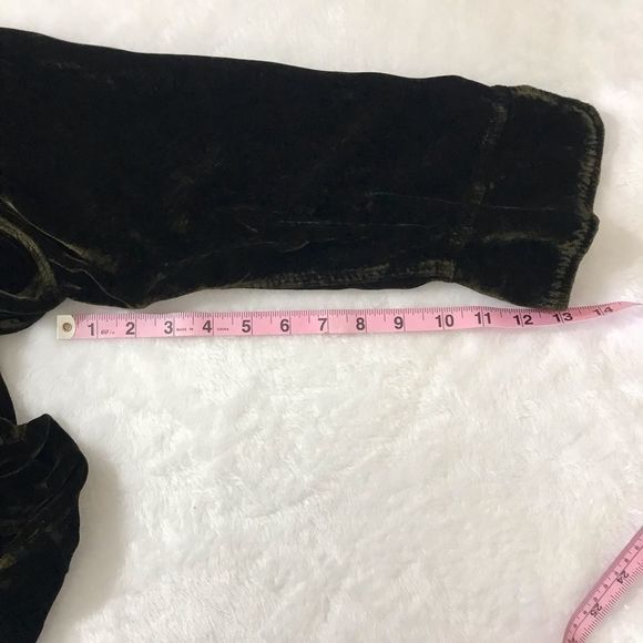 Cut Loose Velvet Blazer in Deep Olive - Picture 11 of 11